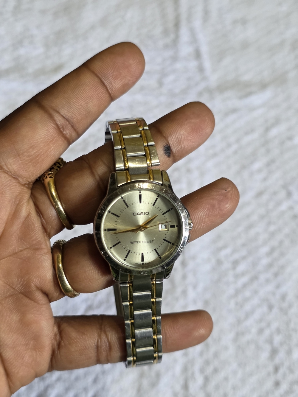 Casio Two-Tone Gold and Silver Women's Watch